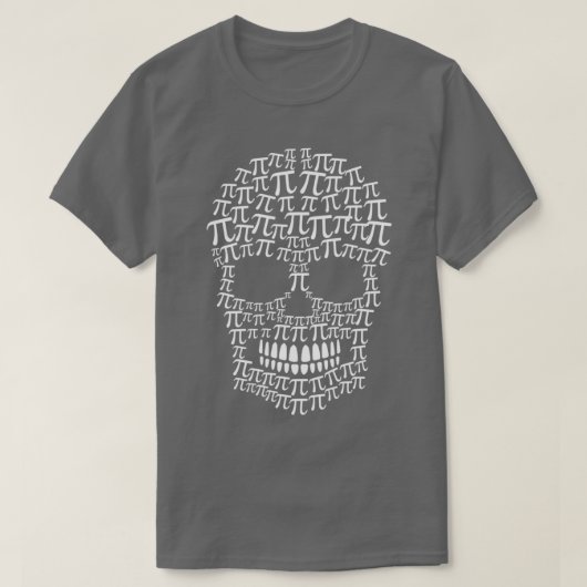 T-shirt Jour Pi 314 Crâne drôle maths Nerd (Design devant)