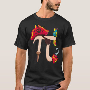 T-shirt Jour PI Pirate Math Geek Parrot Enseignant Hommes 