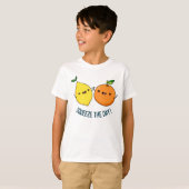 T-shirt Jour Pun Fruit Positif (Devant entier)