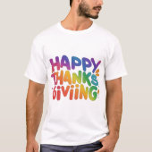 T-shirt Jour Thanksgiving (Devant)