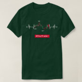 T-shirt Jour Trader Hearbeat Stock marché Forex Crypto Tra (Design devant)