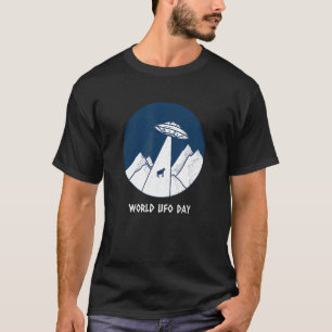 T-shirt Jour Vache Mot Ovni Soucoupes Volantes Extraterres
