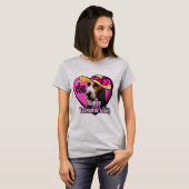 T-shirt Jour Valentines de Chien de Basset Hound (Devant entier)