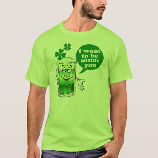 T-shirt Jour vert drôle de bière
