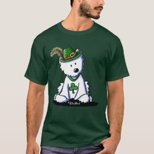 T-shirt Jour Westie de St Patty de KiniArt