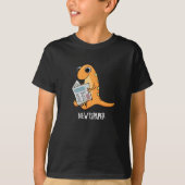 T-shirt Journal Funny Newt Pun Dark BG (Devant)