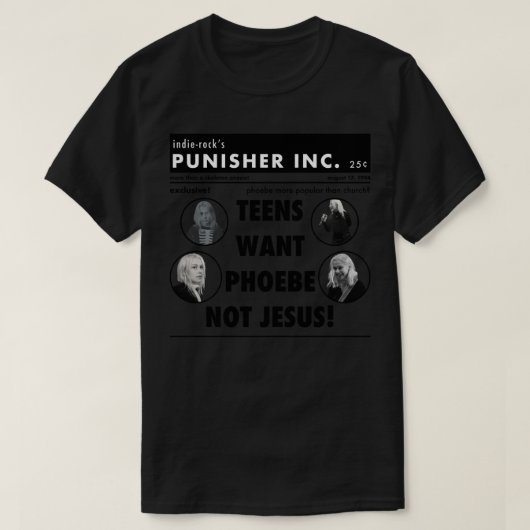 T-shirt journal phoebe bridgers (Design devant)