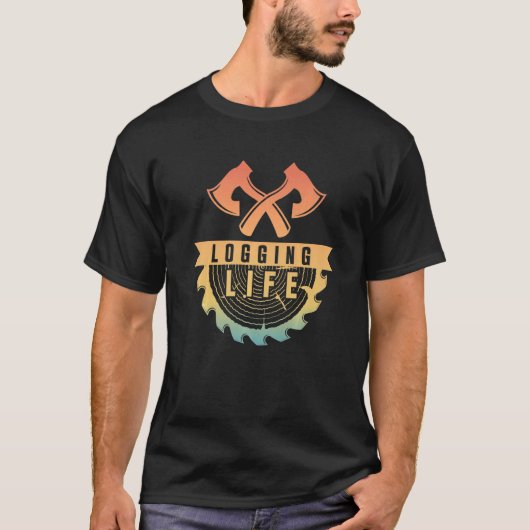 T-shirt Journalisation de la durée de vie du travailleur L (Devant)