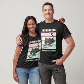 T-shirt Journalisation Parce Que Cute Tuxedo Chat Cosy Mys (Unisexe)