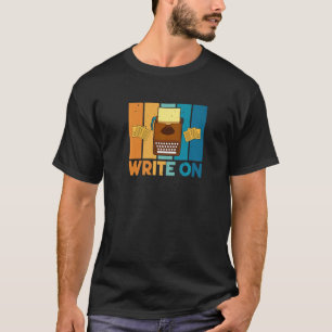 T-shirt Journaliste Écrire Sur Actualités Écrivain Chroniq
