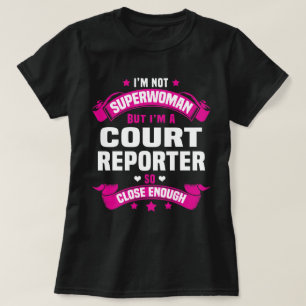 T-shirt Journaliste judiciaire