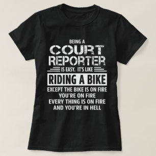 T-shirt Journaliste judiciaire