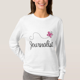 T-shirt Journaliste rose
