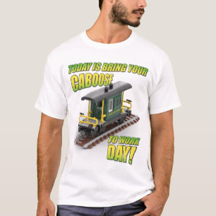 T-shirt Journee 'Apportez votre caboose au travail' (Caboo