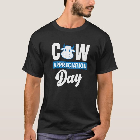 T-shirt Journée d'appréciation des vaches (Devant)