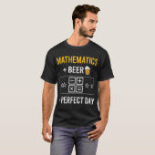 T-shirt Journée de la bière Mathématiques Math Maths (Devant entier)