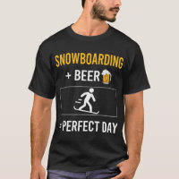 Journee de la bière Snowboarding Planche à neige P