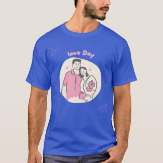 T-shirt journee de la famille d'amour