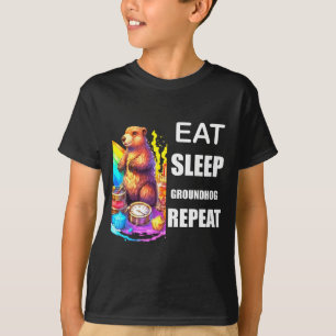 T-shirt Journée de la marmotte Fierté arc-en-ciel Diversit