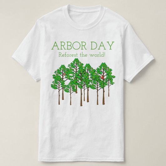 T-shirt Journée de l'arbre (Design devant)