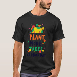 T-shirt Journée de l'arbre Arbre mignon Plantez plus d'arb