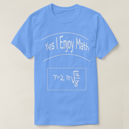 T-shirt Journée de l'enseignant math oui j'aime les maths  (Design devant)