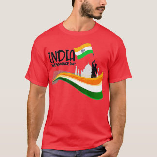 T-shirt Journée de l'indépendance de l'Inde 15 août