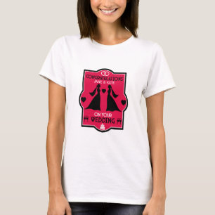 T-shirt Journée de mariage des filles gays