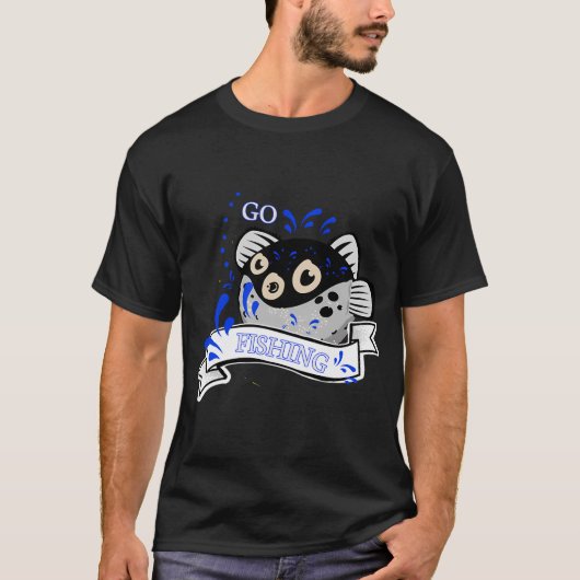 T-shirt Journée de pêche (Devant)