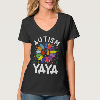 T-shirt Journée de sensibilisation à l'autisme Tournesol F