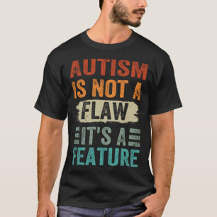 T-shirt Journée de sensibilisation à l'autisme, une caract