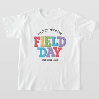T-shirt Journée de terrain de l'école primaire personnalis