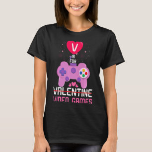 T-shirt Journee des cœurs de jeu vidéo joueur de jeux vidé