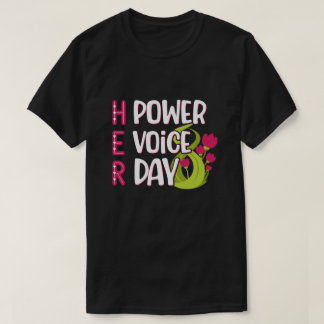 T-shirt Journée des femmes 8 mars Design