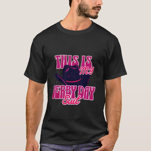 T-shirt Journée drôle de derby de course de chevaux C'est  (Devant)
