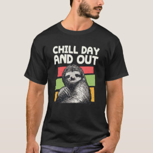 T-shirt Journée drôle et cool de repos de paresseux Jour d