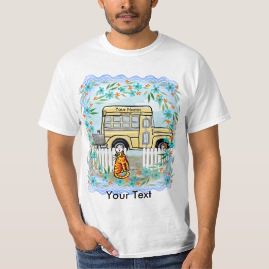 T-shirt Journée du bus scolaire (Devant)