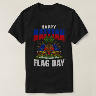 T-shirt Journée du drapeau haïtien Création Haïti Fierté