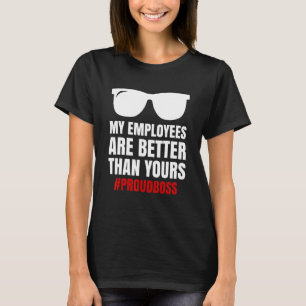 T-shirt Journée du patron remerciement employé de bureau h