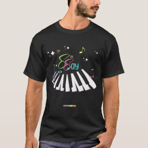 T-shirt Journée du piano 28 mars 2024 88 touches 88 jours
