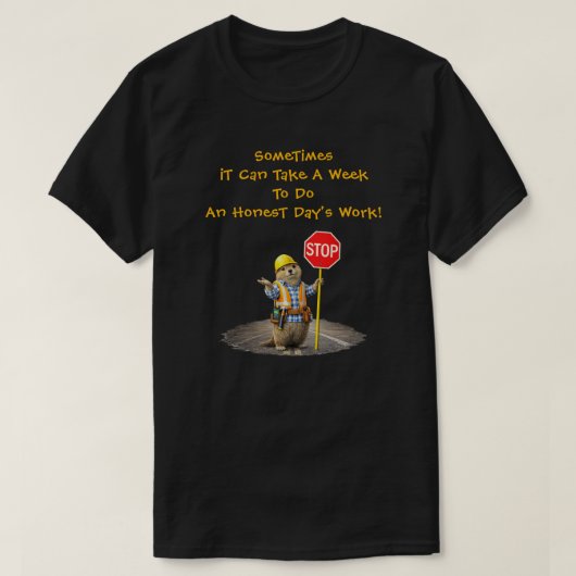 T-shirt "Journée honnête" (1) (Design devant)