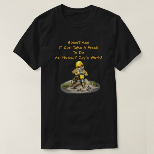 T-shirt "Journée honnête" (2) (Design devant)