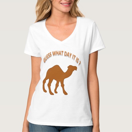 T-shirt Journée Hump - Devinez Quel Jour C'est ? -T-shirt (Devant)