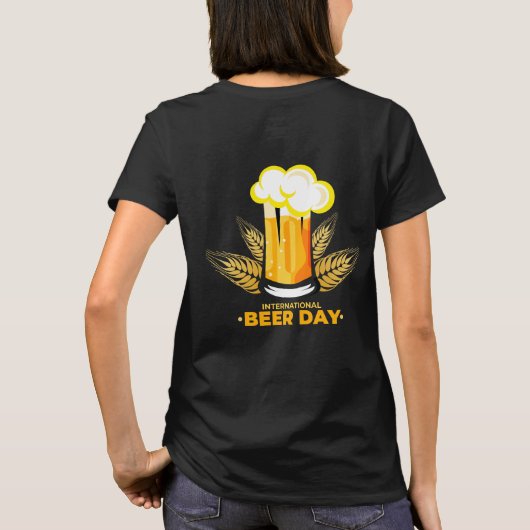 T-shirt Journée internationale de la bière (Dos)