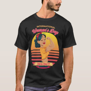 T-shirt Journée internationale de la femme Joyeuse Journée