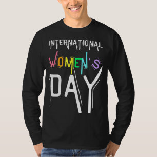 T-shirt Journée internationale de la femme Mars Histoire f