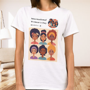 T-shirt Journée internationale des femmes Célébration du 8