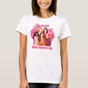 T-shirt Journée internationale des femmes Illustration de 