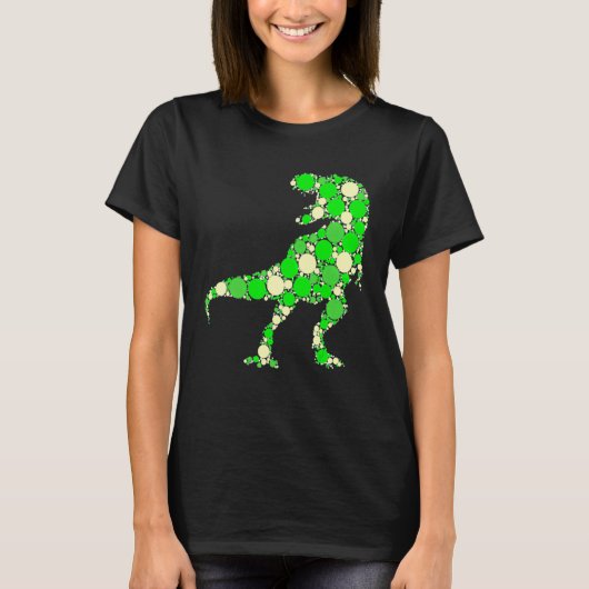 T-shirt Journée internationale du point Green Polka Dot Re (Devant)