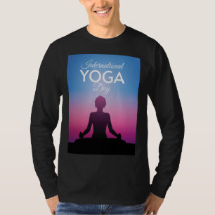 T-shirt Journée internationale du Yoga Premium Scoop